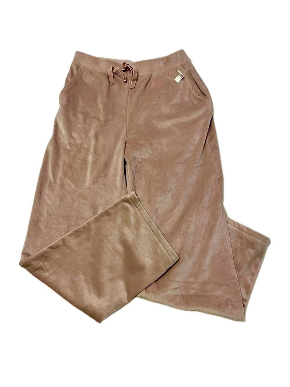 NWT House of Harlow Velour Wide Leg Lounge Pants S Mauve Pink Y2K Luxe Blush